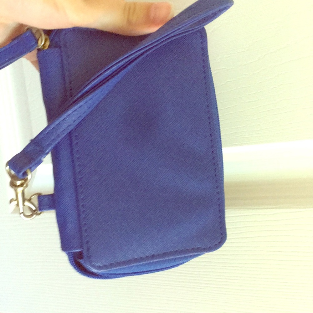Blue wallet